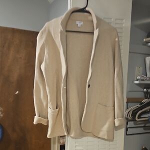 J. Crew Tan Knit Sweater